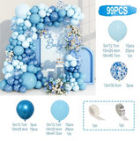 elvesmall Balloon Garland Arch Kit Wedding Birthday Party Decoration Kids Adult Globos Wedding Party Supplies Latex Ballon Baby Shower Boy