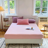 elvesmall Autumn Winter Warm Fitted Bed Sheet Flannel Soft Comfortable Queen Bed Sheets Thicked Coral Fleece Mattress Cover Plush Bedsheet