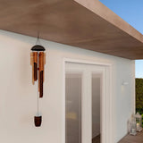 elvesmall Hand Tuned Home Decoration 38 in Wall Hanging Decor Wind Chime Bamboo Chimes Crafts Garden