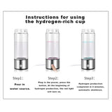 elvesmall  -  New Hydrogen Rich Water Generator Bottle Cup Ionizer Maker USB Hydrogen-Rich Water Portable Super Antioxidants Hydrogen Bottle