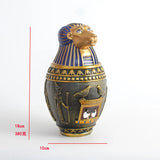 elvesmall 1Pc Pet Urn Canopic Cat Memorial Funeral Supplies Cat Dog Cremation Urn for Ashes Pet Memorial Coffin Box Home Decoration Pet