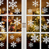 elvesmall 1sheet Snowflake Window Sticker Christmas Wall Stickers Kids Room Wall Decals New Year  Christmas Decoration For Home