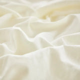 elvesmall 100%Washed Microfiber Solid Plain Beige Bedding Set Double Queen King 4Pcs Duvet Cover Set 1Flat Sheet 2Pillowcases