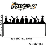 elvesmall Halloween Door Frame Decoration,Bats,Pumpkins,Spider Webs,Door and Window Corner Stickers, Halloween Home Decoration