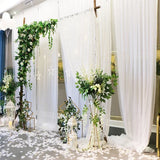elvesmall  72cm*10m Tulle Roll Fabric Birthday Sheer Crystal Organza Roll Wedding Party Backdrip Hanging Decoration Wedding Chair Sashes