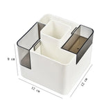 elvesmall 1pc Pen Holder Multi-grid Stationery Storage Box Detachable Combination Desktop Organizer Student Office Desk Accessories