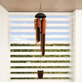 elvesmall Hand Tuned Home Decoration 38 in Wall Hanging Decor Wind Chime Bamboo Chimes Crafts Garden