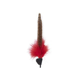 elvesmall  180cm Stretchable Simulation Feather Interactive Cat Toys Replaceable Feather Cat Stick Toys KittenTeaser Wand Toys Cat Supplies