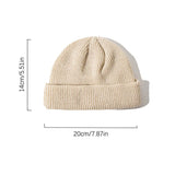 elvesmall 20 Colors Winter Warm Casual Short Thread Hip Hop Beanies Hat Korean Adult Women Men Elastic Wool Knitted Skull Cap Wholesale