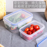 elvesmall Sealed Food Storage Plastic Containers Food Keeper Boxes Fruit and Vegetables Airtight Fresh Watertight Kitchen Items for Home