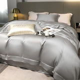 elvesmall  Dreamreal Pure Bamboo Queen King Size Bedding Set Organic Bamboo Luxury Duvet Cover Bed Sheet Pillowcase Soft Cooling Bed Linen