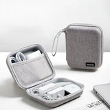 elvesmall Electronics Accessories Travel Organizer Hard Shell Digital Gadgets Storage Bag for Mac Adapter Mouse Data Cable Earphone HDD