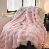 elvesmall  Multifunctional Winter Blanket for bed thickened quilt duvet cover double bed plaid Microfiber bedding sofa blankets and throws