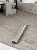 elvesmall 60CM Wood Grain Floor Stickers Modern Style Thickened Self-adhesive Waterproof Living Room Bathroom Kitchen Household Stickers