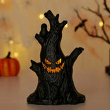 elvesmall Halloween Ghost Tree Led Glow Ghost Lights Horrific Atmosphere Home Decoration Party Supplies Gifts for Children and Adults New