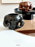 elvesmall Muscle Water Mug Couple Funny Ceramic Cup Ancient Greek Sculpture Body Art Milk Coffee Mug Holiday Little Gifts