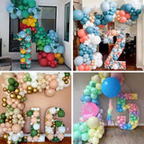 elvesmall 95cm Giant Number Mosaic Balloon Frame 0-9 Balloon Filling Box Kids Birthday Wedding Party Decoration Anniversary Decor