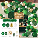 elvesmall Green White Macaron Metal Balloon Garland Arch Kit Wedding Birthday Balloons Decoration Party Balloons For Kids Baby Shower