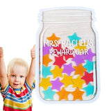 elvesmall 1 Piece-Kids Reward Jar With Star Classroom Reward Jar With 25pcs Tokens Chore Chart Gifts For Kids Birthday Gift