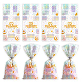 elvesmall  50pcs Ramadan Kareem Gift Bags Eid Mubarak Plastic Candy Cookie Bag   Islamic Muslim Party Decor Eid Al-fitr Ramadan gifts
