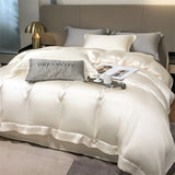 elvesmall  Dreamreal Pure Bamboo Queen King Size Bedding Set Organic Bamboo Luxury Duvet Cover Bed Sheet Pillowcase Soft Cooling Bed Linen