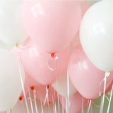 elvesmall 12pcs Ink Blue Latex Balloon Set Star Clear Pink Gold Helium Balloons Wedding Decoration Baby Shower Birthday Party Supplies