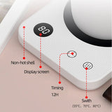 elvesmall 220V Coffee Mug Warmer Cup Heater 3 Gear Temperatures Beverage Cup Warmer Heating Coasters Plate Pad for Cocoa Tea Water Milk