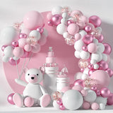 elvesmall Balloons Arch Garland Kit Pink Balloons Party Birthday Balloons Decoration Set for Bridal Baby Shower Wedding Birthday