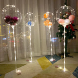 elvesmall 70cm Balloon Stand Holder Wedding Decor Balloons Birthday Party Decorations Kids Adult Ballon Arch Baloon Stick Party Supplies