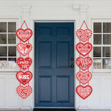 elvesmall 1 Pair Valentine's Day Theme Love Door Hanging Happy Valentines Day Party Decoration Banner