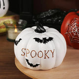 elvesmall Halloween Decor home outdoor Ornaments Resin Thanksgiving Pumpkin Set Fall Pumpkin Fall Thanksgiving Harvest Home Decorations