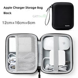 elvesmall Electronics Accessories Travel Organizer Hard Shell Digital Gadgets Storage Bag for Mac Adapter Mouse Data Cable Earphone HDD