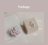 elvesmall Handmade Carnation Candle Scented Candle Aromatherapy Soy Wax Candle Wedding Birthday Candles Party Home Decoration Photo Props