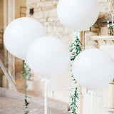 elvesmall 2/5Pcs Large Red Balloons Giant 18Inch Latex Balloons Jumbo Balloons for Birthday Wedding Party Baby Shower Carnival Decorations