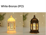 elvesmall Eid Decoration Light Eid Mubarak Lamp Ornament Islam Muslim Party Decor Supplies Ramadan Wind Lantern Decor for Home Party