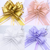 elvesmall 20/10Pcs Flower Car Gifts Wedding Pull Bow Ribbons  Wrap Packing Valentines Day Birthday Events Party Supplies Valentine