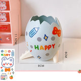 elvesmall Kawaii Pen Holder Desk Organizer Large Capacity Pencil Storage Box Cartoon School Office Stationery Supplies Pens Brush Stand