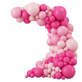 elvesmall Macaron Pink Balloon Garland Arch Kit Wedding Birthday Party Decoration Kids Girl Globos Gold Confetti Latex Ballon Baby Shower