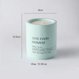 elvesmall Cement Cup Candle Large Scented Candle Matte Glass Nordic Home Decoration Luxury Wedding Living Room Industrial