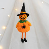 elvesmall Halloween Decorative Pendant Ghost Festival Pumpkin Witch Pendant Bar Haunted House Layout Props Happy Helloween Party Decor