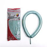 elvesmall 10/20pcs Magic Glossy Metal Latex Balloons Long Shape Thick Chrome Metallic Colors Air Balls Globos Birthday Party Decorations