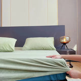 elvesmall Autumn Winter Warm Fitted Bed Sheet Flannel Soft Comfortable Queen Bed Sheets Thicked Coral Fleece Mattress Cover Plush Bedsheet