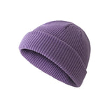 elvesmall 20 Colors Winter Warm Casual Short Thread Hip Hop Beanies Hat Korean Adult Women Men Elastic Wool Knitted Skull Cap Wholesale