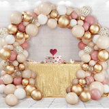 elvesmall Pink Gold Balloon Garland Arch Kit Wedding Birthday Party Decoration Adult Kids Baby Shower Decor Ballon Wedding Supplies