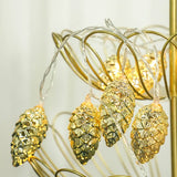 elvesmall 1.5M 10Led Pine Cone Fairy Lights Christmas Decoration 2024 Xmas Tree Decor Light String Ornaments New Year Garland Noel Navidad