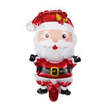 elvesmall  Christmas Balloons Santa Claus Gingerbread Man Xmas Tree Balloons Merry Christmas Holiday Decoration Aluminum Film Balloon