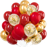 elvesmall 10inch Gold Confetti Metallic Balloons Macaroon Latex Ballon Baby Shower Globos Adult Anniversary Wedding Birthday Party Decor
