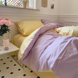 elvesmall Pastel Pillowcase With Ties Bedding Set