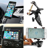 elvesmall Universal 360° Rotating Car CD Slot GPS Clip Mount Holder for Mobile Cell Phone