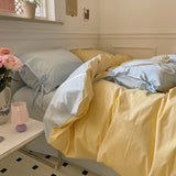 elvesmall Pastel Pillowcase With Ties Bedding Set